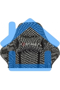 Кресло игровое Zombie Neo 3C1 серый, крестов. пластик