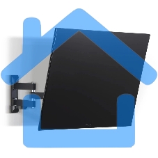 Кронштейн для телевизора Hama 00220824 черный 32