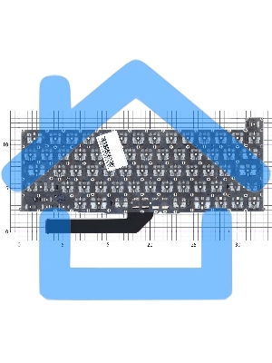 Клавиатура для ноутбука Apple MacBook Pro 16 Retina A2141 Late 2019 плоский Enter