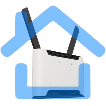 Маршрутизатор Mikrotik S53UG+5HaxD2HaxD-TC&FG621-EA Wi-Fi6 Gigabit Wireless Router with Band 28 Support and a built-in LTE cat. 6 modem