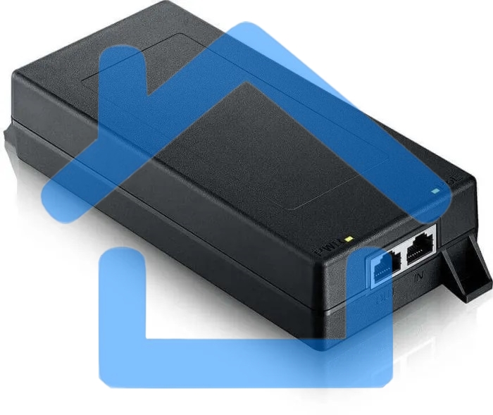 Мультигигабитный PoE инжектор Zyxel PoE12-90W, 802.3af/at/bt (90 Вт), 2xRJ-45: 1/2.5/5/10G