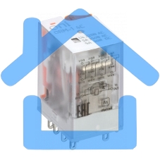 Реле интерфейсное ORM-1 4C 220В AC с LED и тест. кнопкой ONI ORM-1-4C-AC220V-L-B