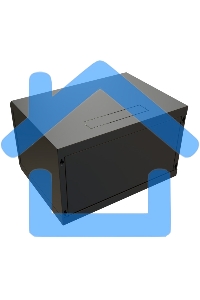 Шкаф коммутационный WRline (WR-TW-0666-SR-RAL9004) настенный 6U 600x600мм пер.дв.металл 2 бок.пан. 60кг черный 520мм 367мм IP20 сталь