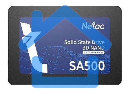 Накопитель SSD Netac SA500, 1024Gb, SATA III, 2.5