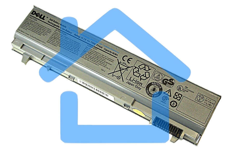 Аккумуляторная батарея для ноутбука Dell Latitude E6400 silver 56Wh