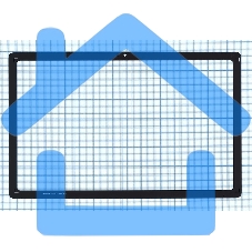 Стекло для Samsung Galaxy Tab A7 SM-T500N SM-T505N черное