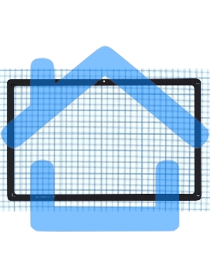 Стекло для Samsung Galaxy Tab A7 SM-T500N SM-T505N черное