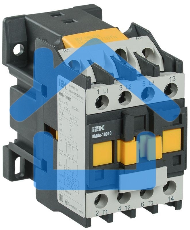 Контактор КМИе-10910 9А 230В/АС3 1НО ИЭК KKME11-009-230-10