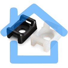 Площадка монтажная под винт ПМО 15х10 белый (уп.100шт) Fortisflex 62451