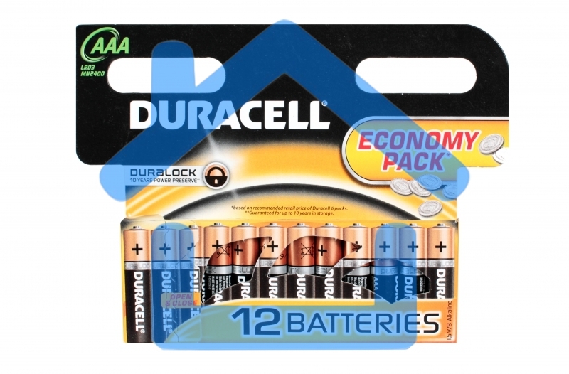 Батарейка Duracell LR03-12BL BASIC AAA (12 шт. в уп-ке)