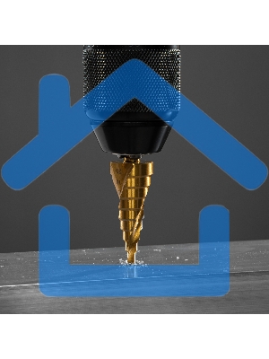 Сверло ступенчатое Matrix, 4-6-8-10-12-14-16-18-20 мм, HSS, спиральный проф., шестигр. хвостовик