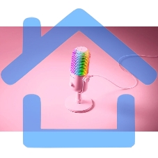 Микрофон Razer Seiren V3 Chroma - Quartz/ Razer Seiren V3 Chroma - Quartz