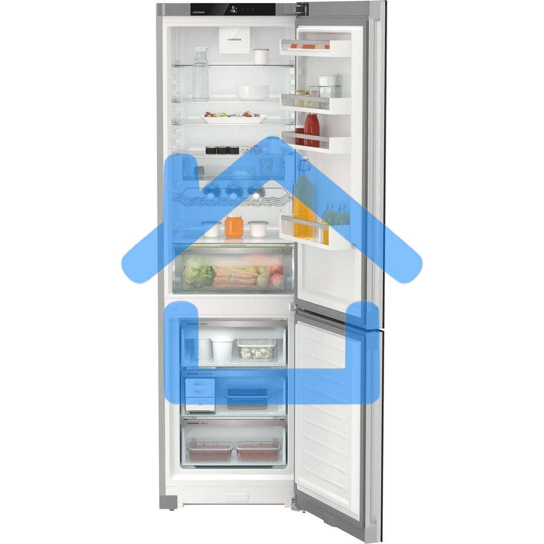 Холодильник Liebherr CNgbc 5723-22 001 серебристый двухкамерный 266/100л морозилка снизу