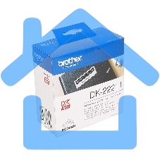 Пленочная клеящаяся лента Brother DK22211 29 мм x 15.24 м, черный шрифт, белый фон