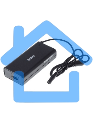 Блок питания Buro BUM-1130M90 ручной 90W 12V-24V 11-connectors 3.75A 1xUSB 1A от бытовой электросети