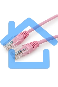 Патч-корд UTP Cablexpert кат.5e, 1м, литой, многожильный, розовый