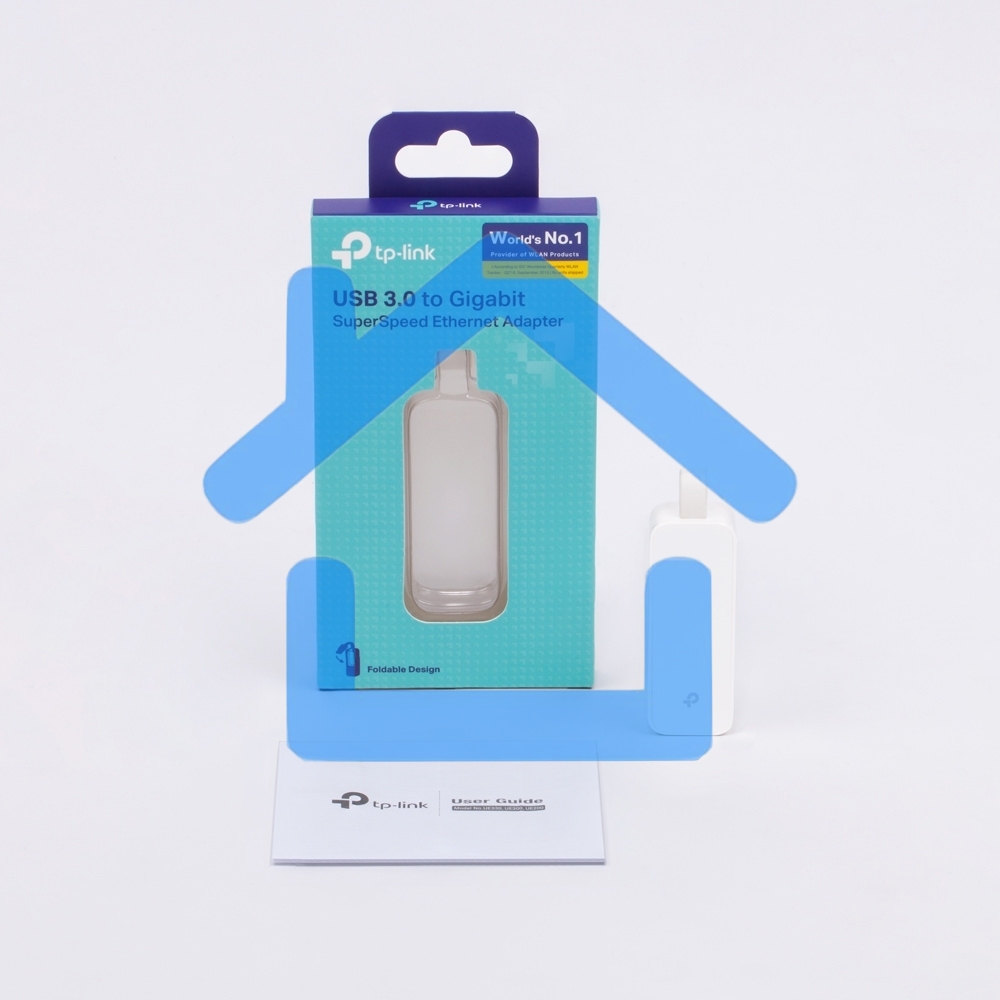 Сетевой адаптер TP-Link UE300 USB 3.0/Gigabit Ethernet