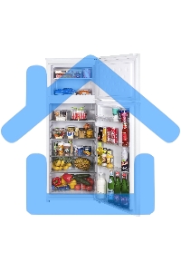 Холодильник Maunfeld MFF143W белый двухкамерный 170/41л морозилка снизу