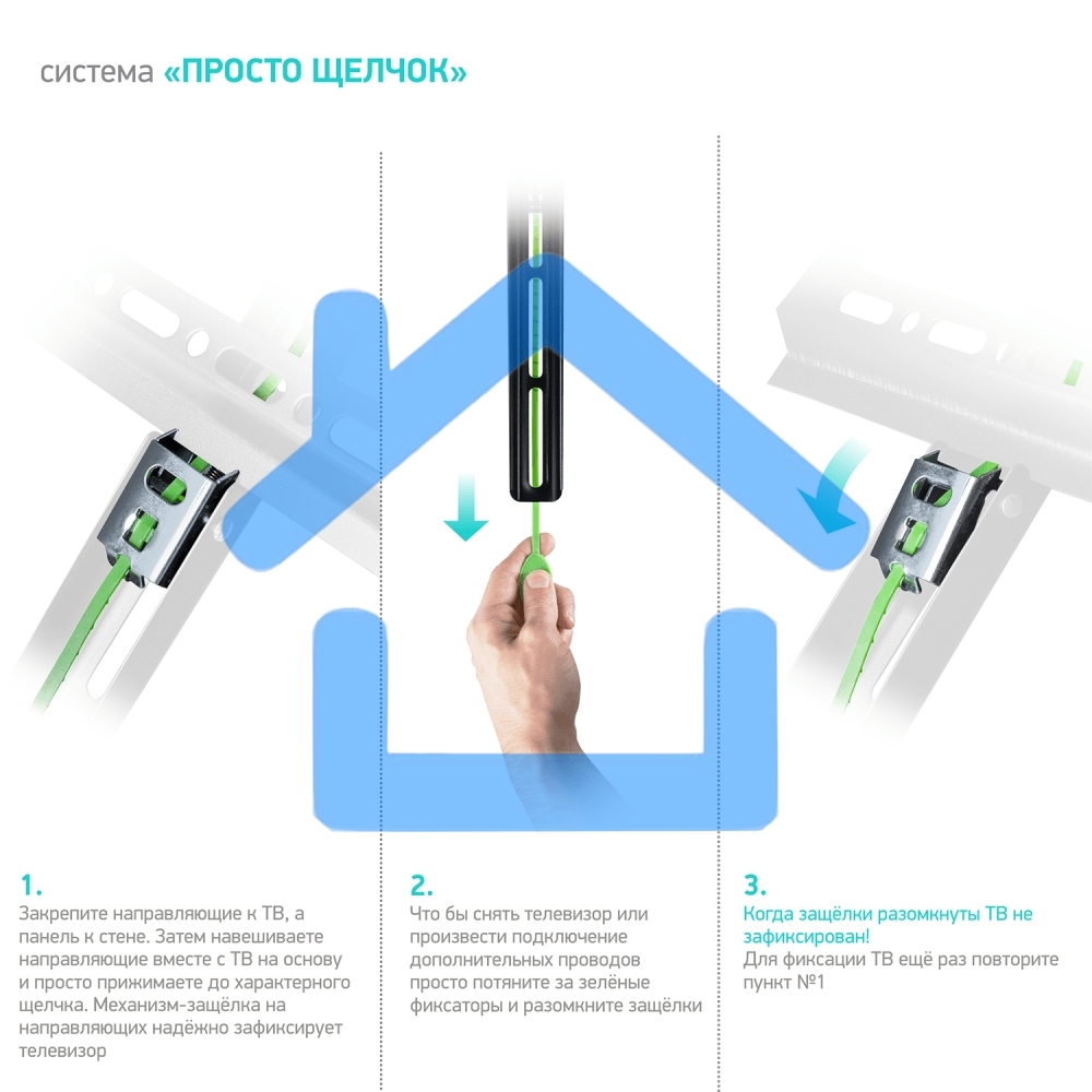 Кронштейн ONKRON TM4 для телевизора 17