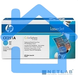 Картридж лазерный HP CE251A голубой для CLJ CM3530/CP3525 7000стр.