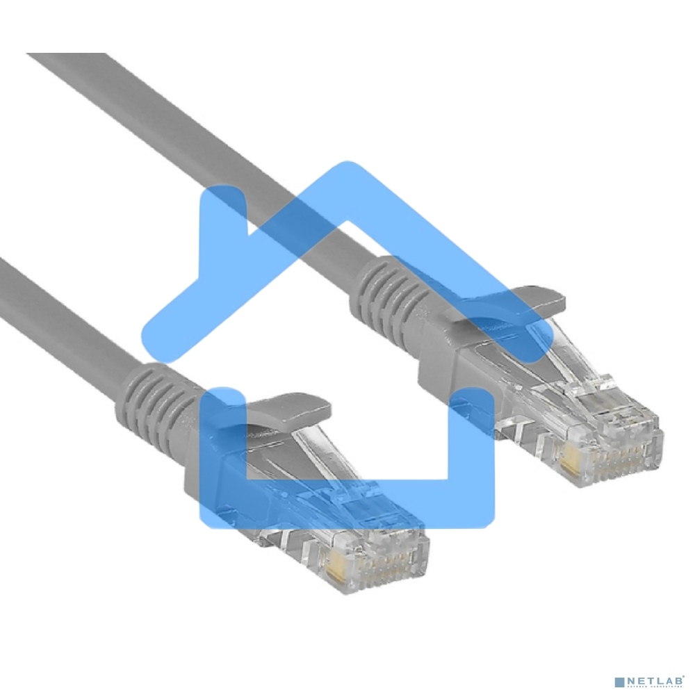 Патч-корд Exegate UTP-RJ45-RJ45-5e-CU-1,5M-GY, UTP, cat.5e, 1.5м, медь, серый