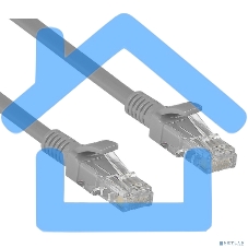 Патч-корд Exegate UTP-RJ45-RJ45-5e-CU-1,5M-GY, UTP, cat.5e, 1.5м, медь, серый