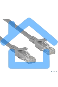 Патч-корд Exegate UTP-RJ45-RJ45-5e-CU-1,5M-GY, UTP, cat.5e, 1.5м, медь, серый