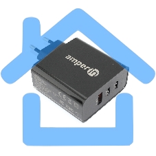 Блок питания (сетевой адаптер) Amperin GaN charger (YDS-TC065-012C) 65W, черный