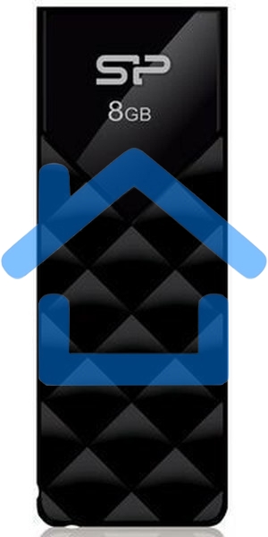 Флешка USB R/W Silicon Power R/W 8Gb Ultima U03 SP008Gb,UF2U03V1K USB2.0 черный
