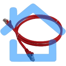 Патч-корд LANMASTER LSZH FTP кат.6, 1.0 м, красный