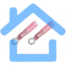 Наконечник кольцевой изолированный термоусаживаемый ø 4.3 мм 0.5-1.5 мм² (НКи-т 1.5-4/НКи-т1,25-4) красный Rexant