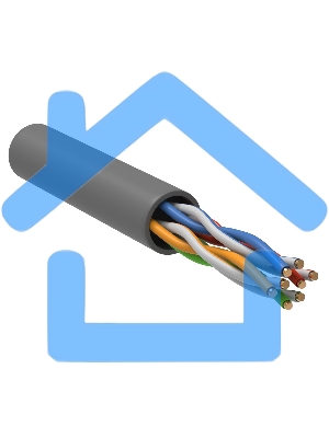 Кабель информационный ITK GENERICA BC1-C5E04-111-305-G кат.5е U/UTP не экранированный 4X2X24AWG PVC внутренний серый