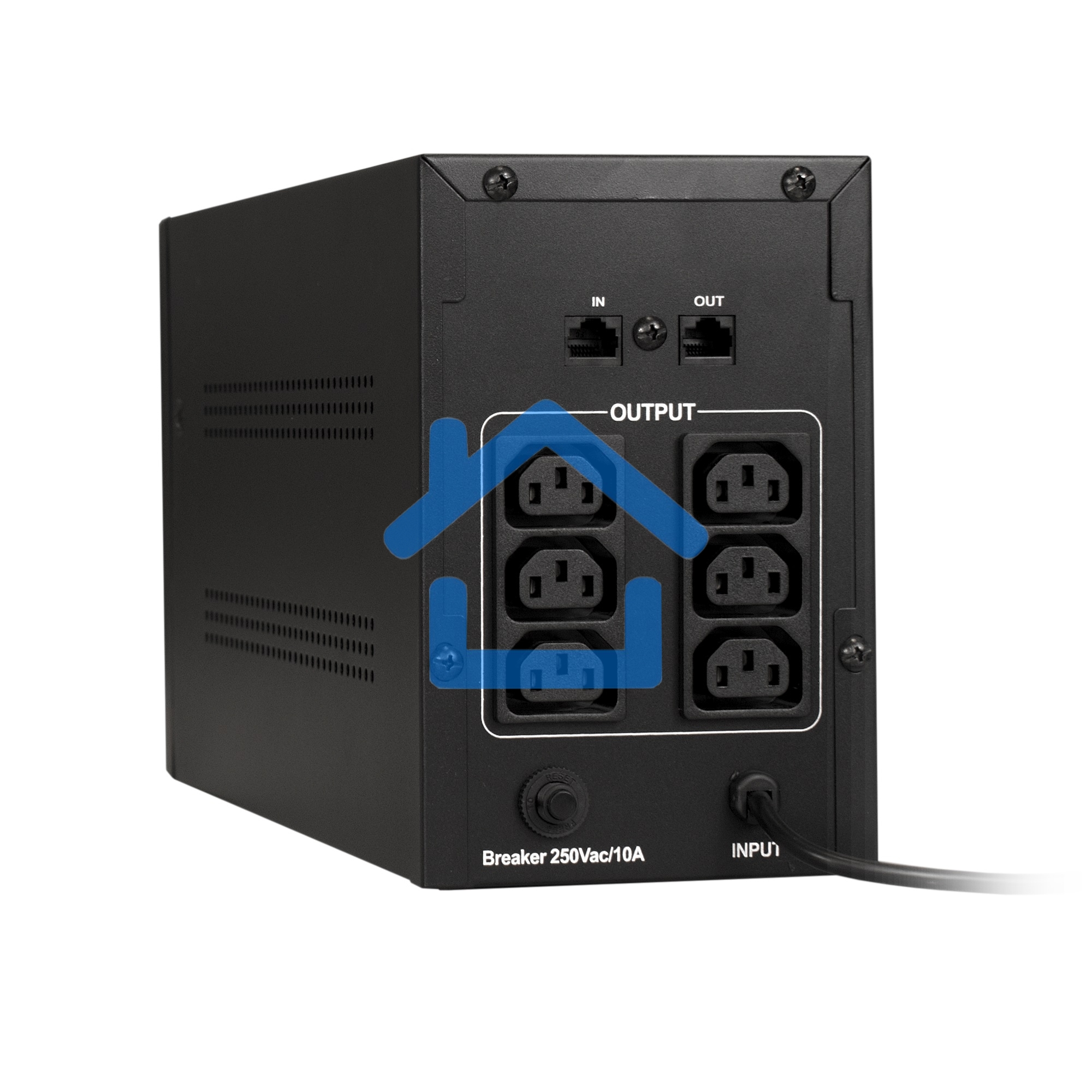 Источник бесперебойного питания ExeGate SpecialPro Smart LLB-1000.LCD.AVR.C13.RJ 1000VA/650W, LCD, AVR, 6*IEC-C13, RJ45/11, черный