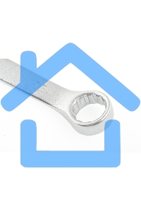 Ключ комбинированный, 17 мм, CrV, матовый хром Stels