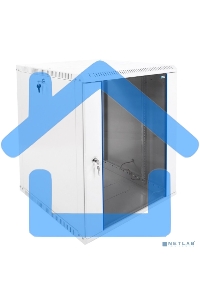 Шкаф телекомм. настенный разборный 15U (600х650) дверь стекло, черный