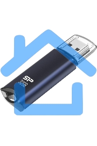 Флешка USB R/W 32 Gb Silicon Power Marvel M02, USB 3.0, синий