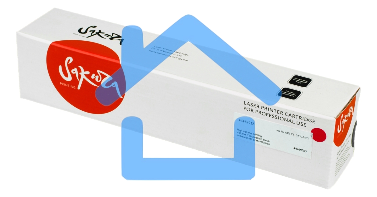 Картридж Sakura 44469753 для OKI C510/530/MC561, пурпурный, 5000 к.