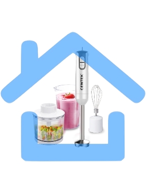 Блендер Centek CT-1336 белый/серый