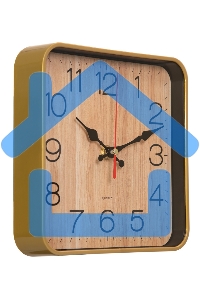 Часы настенные аналоговые Бюрократ WallC-S62P D19см бежевый