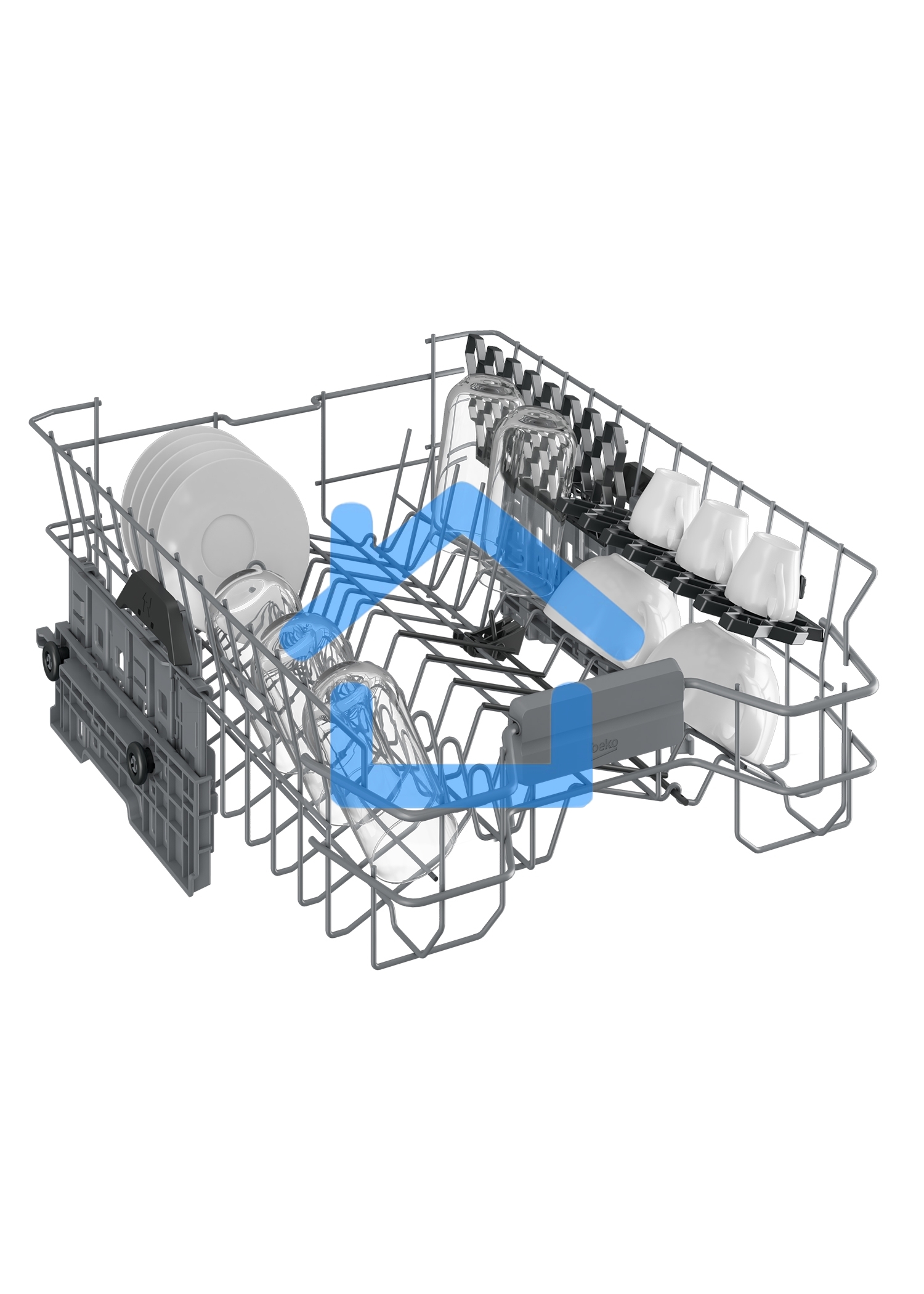 Встраиваемая посудомоечная машина Beko BDIS38120Q, белый, 44.8 см, 11 компл., 46 дБ, класс A