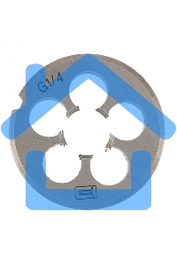 Плашка Сибртех G1/4 77114