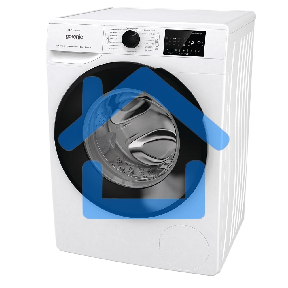 Стиральная машина Gorenje WGPNEI84A1SW белый загр.фронтальная макс.: 8кг 1400 об/мин класс: A+++