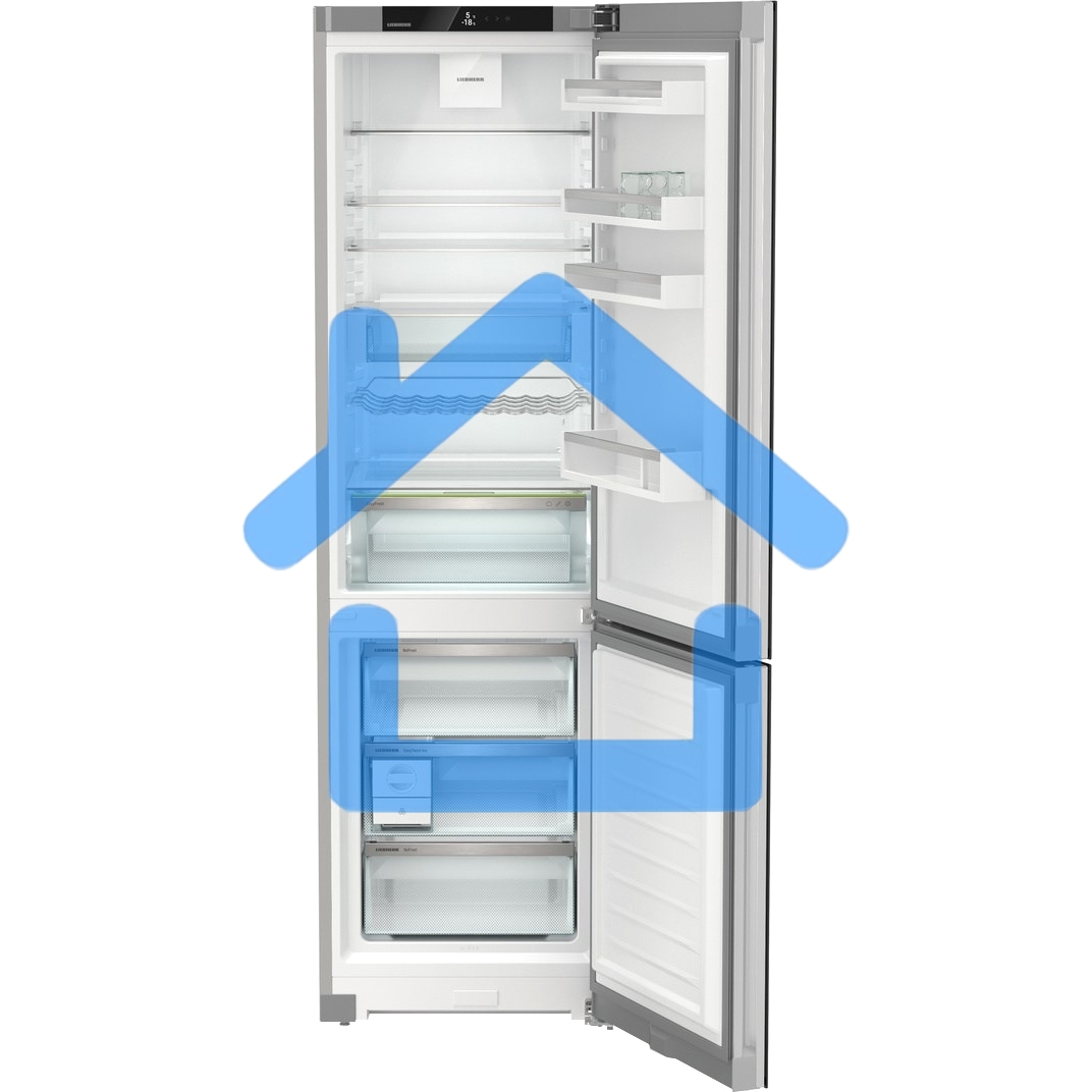 Холодильник Liebherr CNgbc 5723-22 001 серебристый двухкамерный 266/100л морозилка снизу