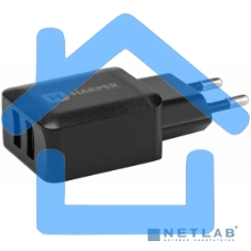 Сетевое зарядное устройство Harper WCH-8220 черный 2xUSB 2.4A