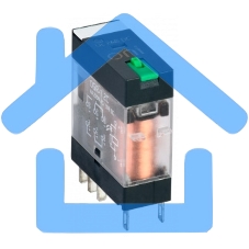 Реле общего назначения OGR-1 2C 24В DC с LED и тест. кнопкой ONI OGR-1-2C-DC24V-L-B