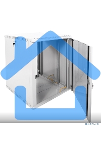 Шкаф телекомм. настенный разборный 15U (600х650) дверь стекло, черный