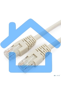 Патч-корд UTP Cablexpert кат.6, 5м, литой, многожильный (серый)