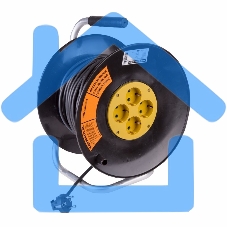 Удлинитель силовой на катушке 4 гнезда с/з 40 м 3х1,5 мм² OPTIMA PROCONNECT