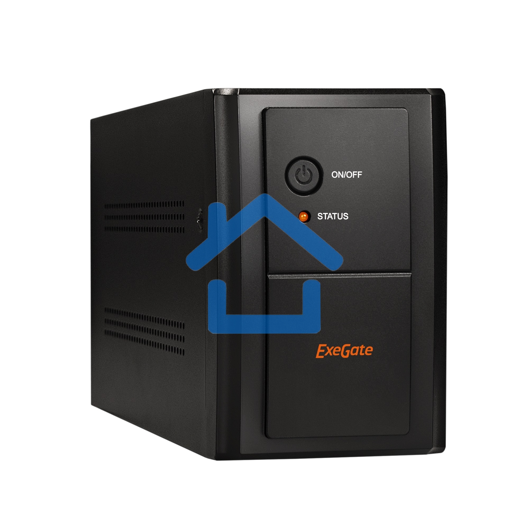 Источник бесперебойного питания ExeGate SpecialPro UNB-2200.LED.AVR.EURO.RJ.USB 2200VA/1300W, LED, AVR, 4 евророзетки, RJ45/11, USB, черный