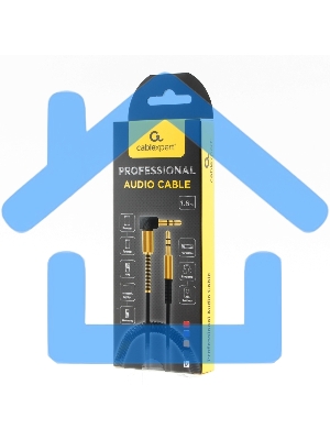 Кабель Cablexpert аудио 90˚ спиральный CCAB-02-35MMLC-1.8MR. 3.5 Jack (M)/3.5 Jack (M), красный, 1.8м, блистер